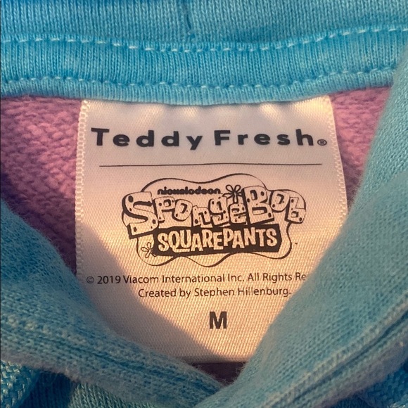 Teddy Fresh Purple and Pink Sweater Color-Block Design - Picture 2 of 6